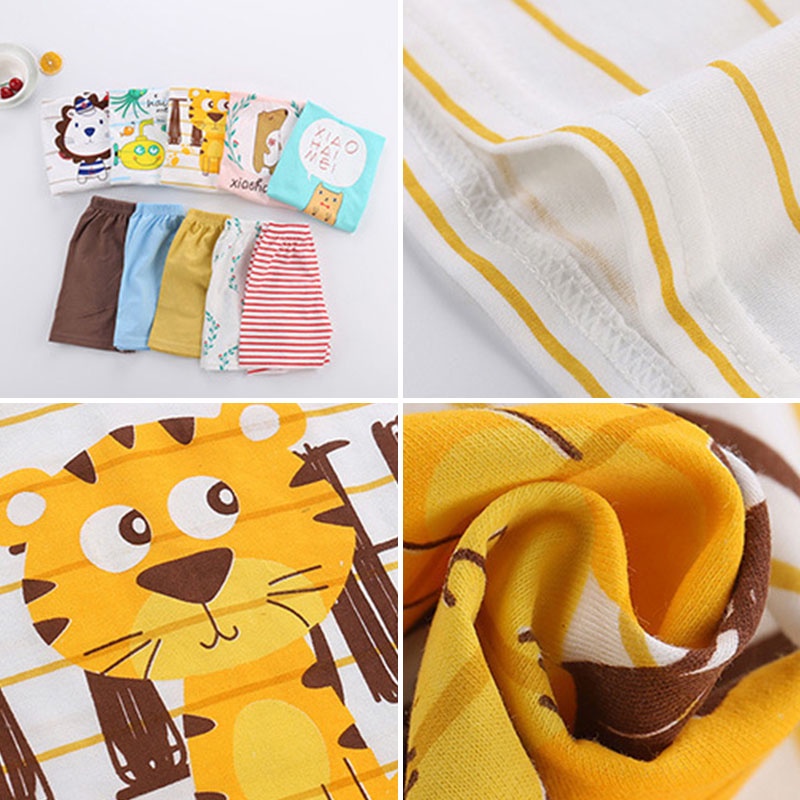 Bộ Đồ Ngủ 2 Món Áo Sát Nách Phối Quần Short In Hoạt Hình Thời Trang Mùa Hè Cho Bé