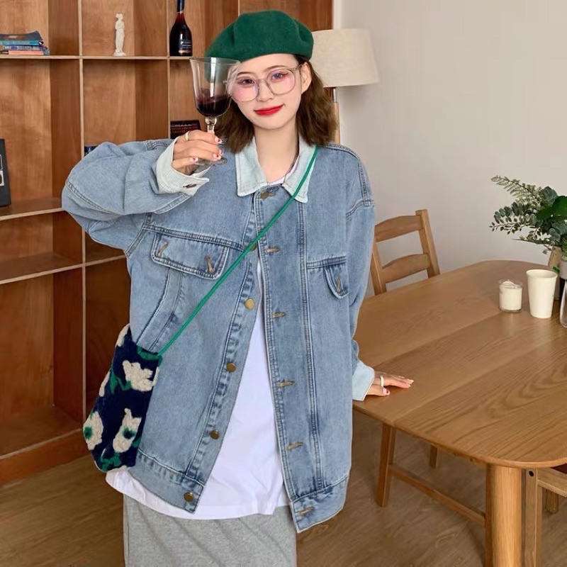 Áo khoác denim bigsize ulzzang order