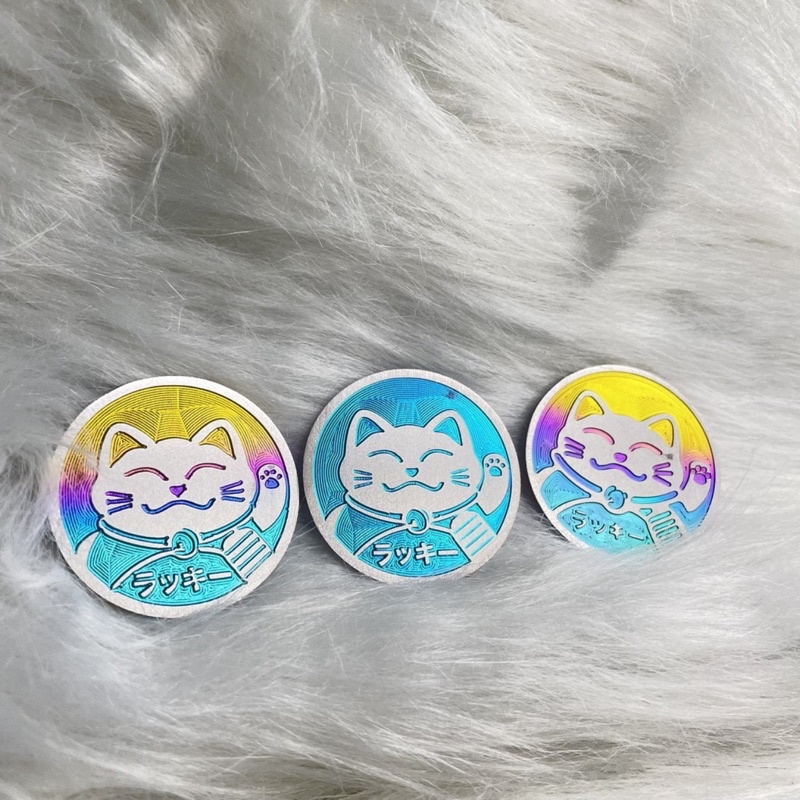 Tem Titan Logo Hình Mèo