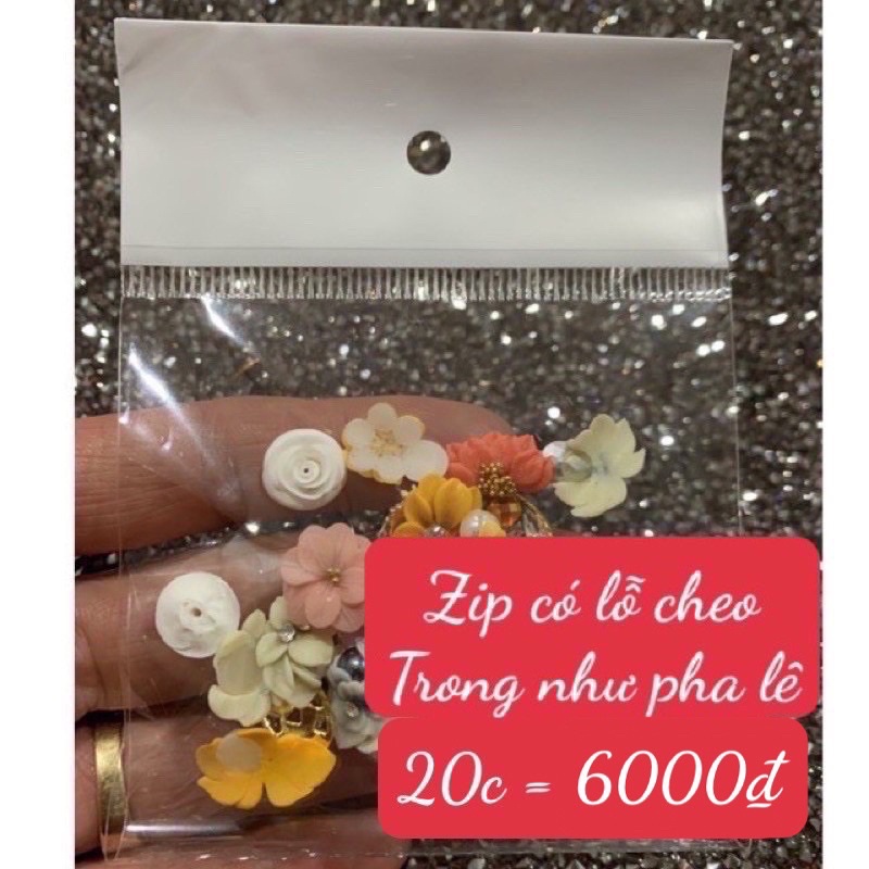 Túi zíp trong, đục loại xịn 100gr ( đọc kỹ mô tả) túi zip màng ngọc có lỗ cheo