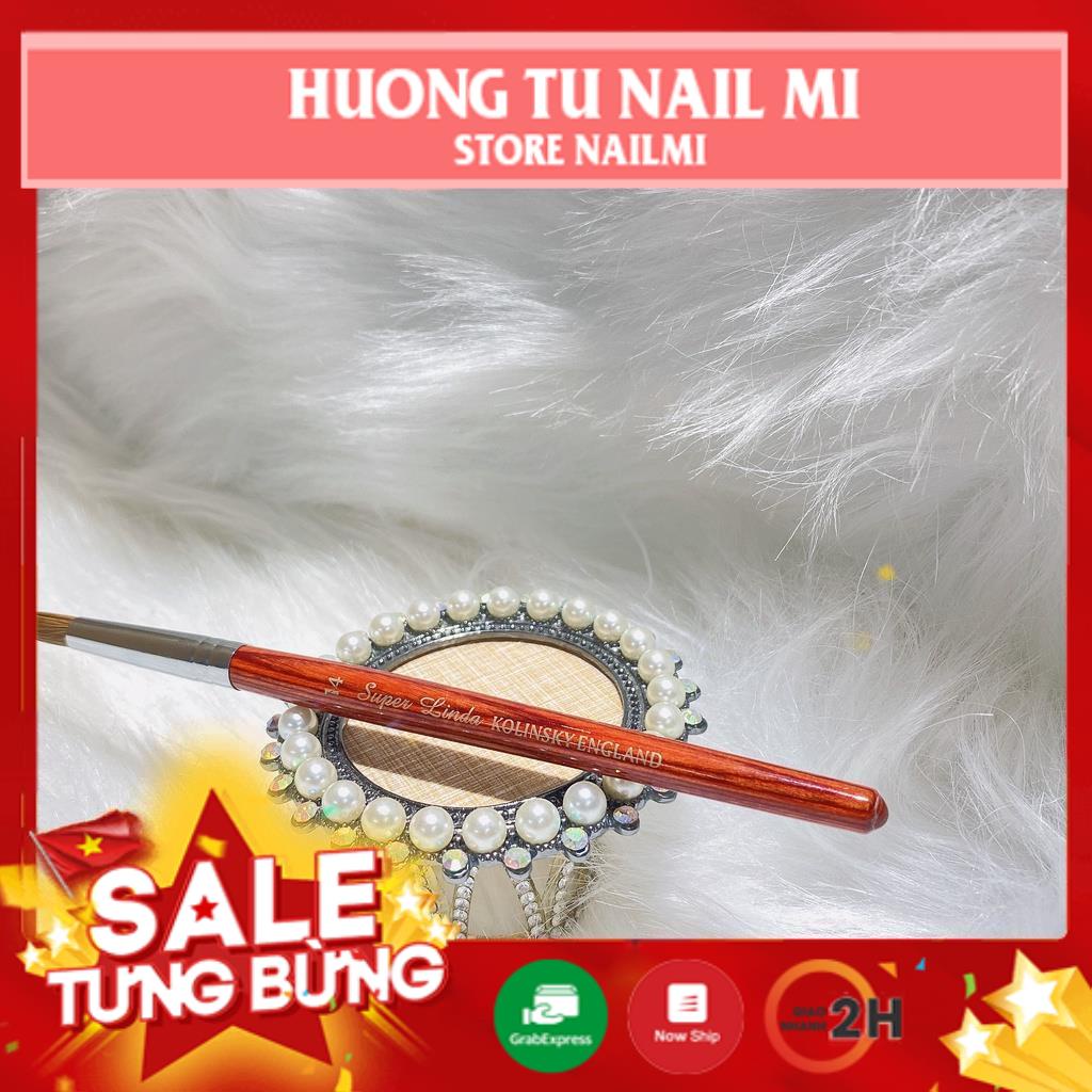 FREE SHIP🥇CỌ ĐẮP BỘT SUPER LINDA KOLINSKY💯LÔNG CHỒN TINH KHIẾT, SIÊU MƯỚT, KHÔNG BẾT DÍNH BỘT