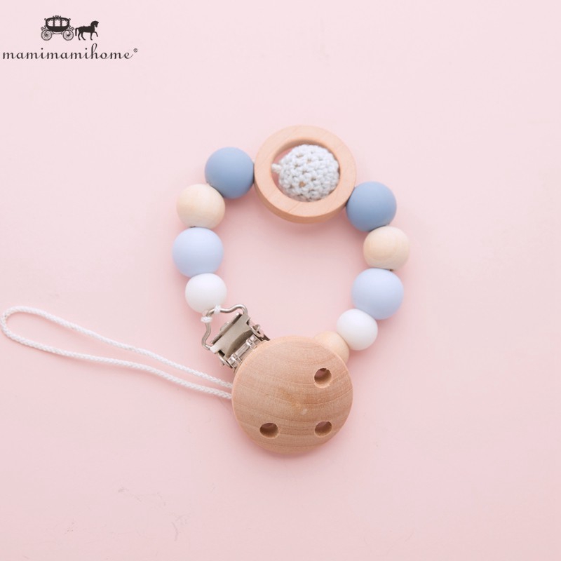 Đồ chơi MAMIMAMIHOME gặm nướu bằng gỗ cho trẻ nhỏ