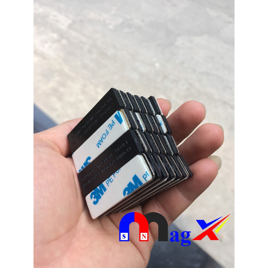 Nam Châm Thẻ Tên, Nam Châm Cài áo 3 Viên