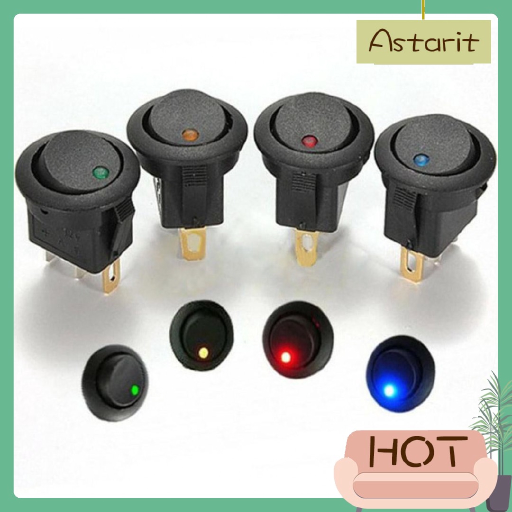 Công tắc nút nguồn có đèn LED 3 chân chuyên dụng
