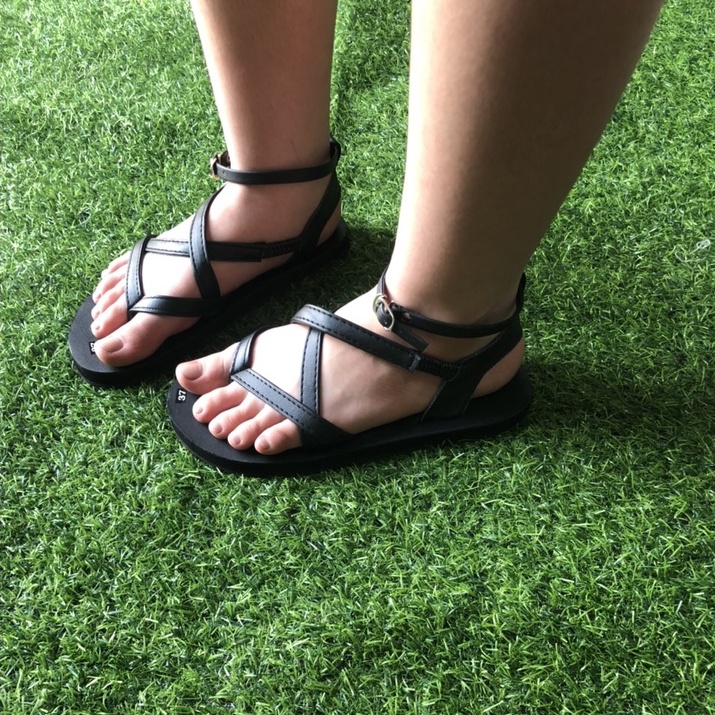 xawqng đan nữ A106 đế đen quai đen size từ 34 đến 42