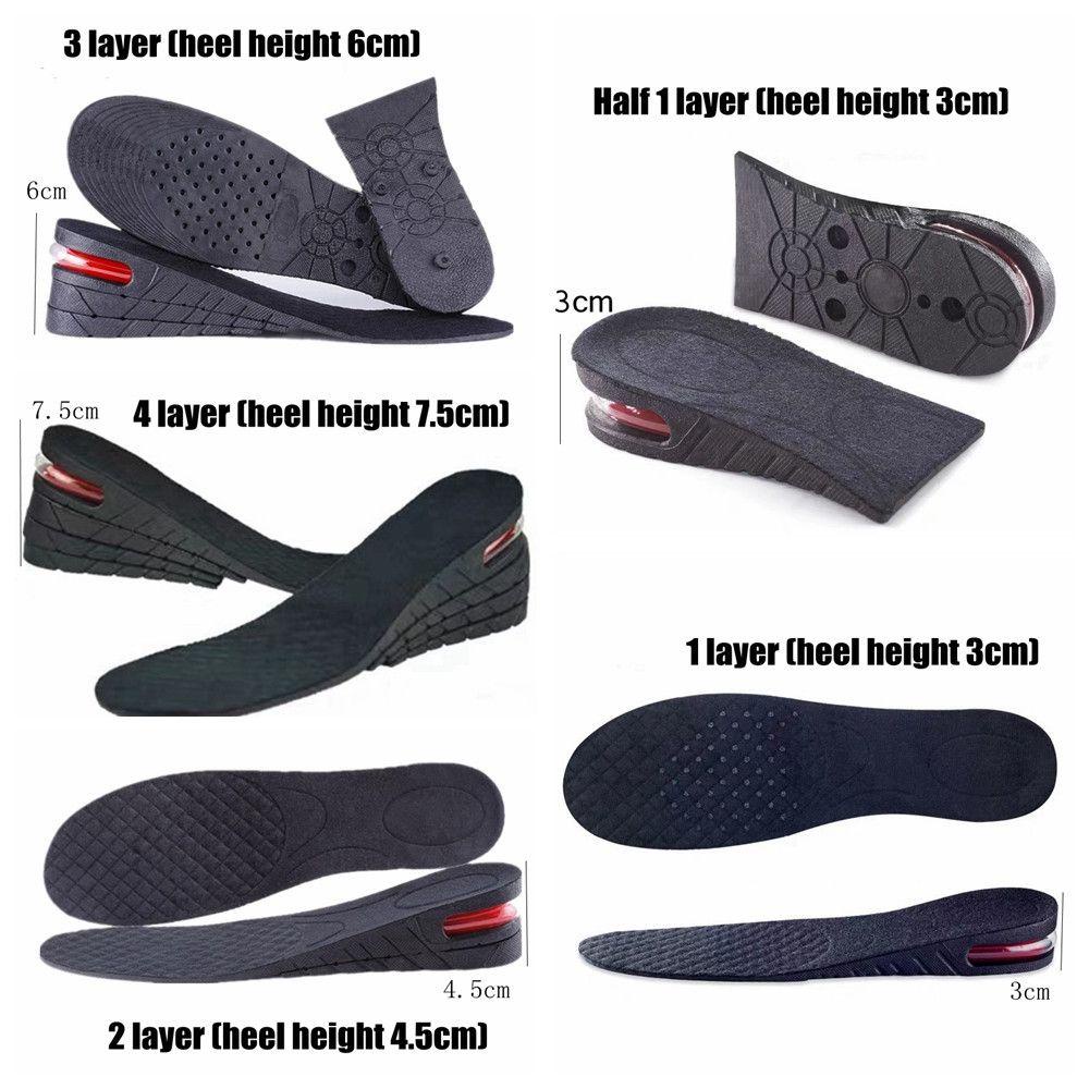 Miếng Đệm Lót Giày 1-4 Lớp Tăng Chiều Cao Dành Cho Unisex