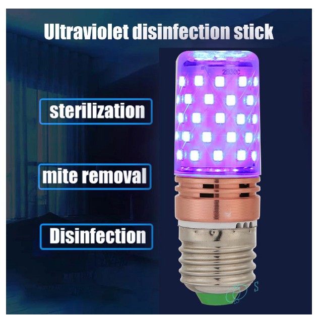 Bóng Trái Bắp 60 Led UV Diệt Khuẩn đuôi E27 SMD 2835