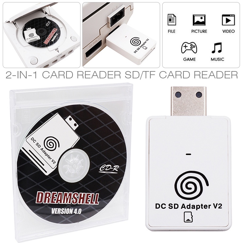 Đầu đọc thẻ Sega Dreamcast + Mini GD-ROM CD