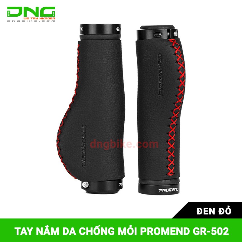 Tay nắm da xe đạp chống mỏi có khóa PROMEND GR-502