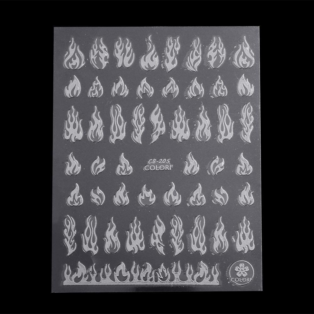 Giấy Dán Trang Trí Móng Tay Họa Tiết 3D Độc Đáo