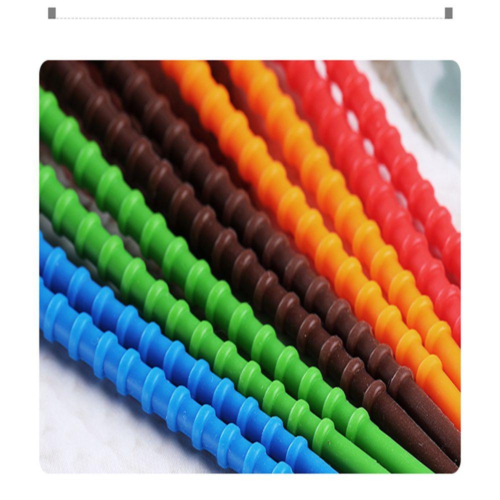 10 Phụ Kiện Quấn Dây Cáp Bằng Silicone Tiện Dụng Và Bền
