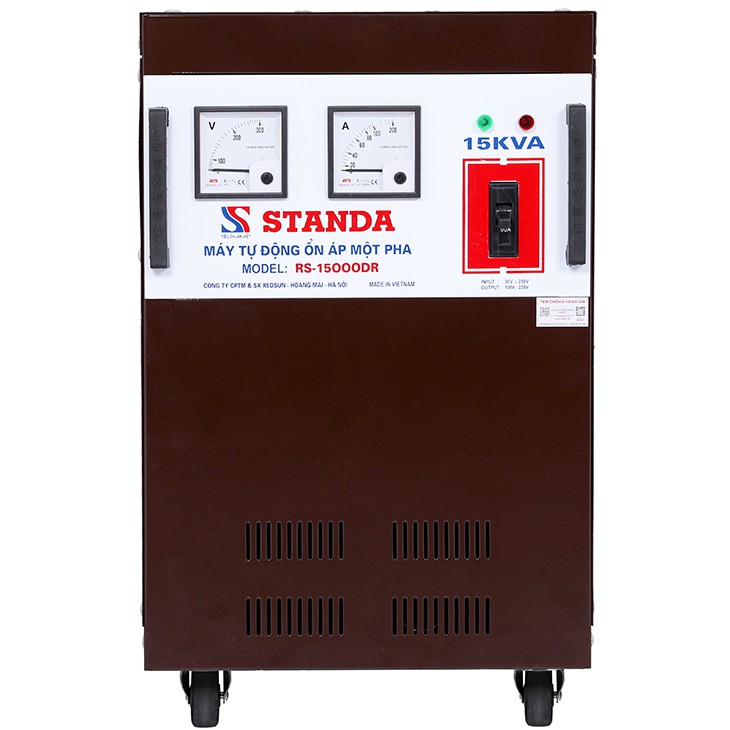 Ổn áp standa 15kva dải 90v-250v chính hãng dây đồng 100% giá cực tốt