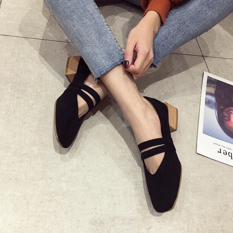 Giày búp bê cài quai 🔥 Hàng Cao Cấp 🔥 Cực đẹp. Gót 3cm | BigBuy360 - bigbuy360.vn