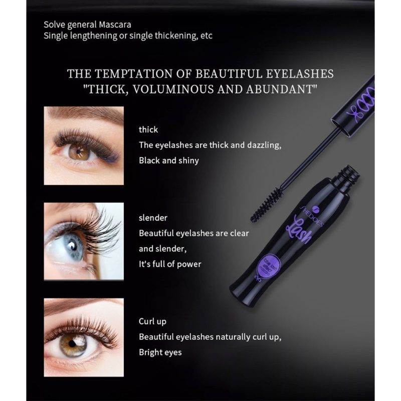 Mascara Uốn Cong Làm Dày Và Dài Mi Chống Nhòe Lâu Trôi Cho Nữ