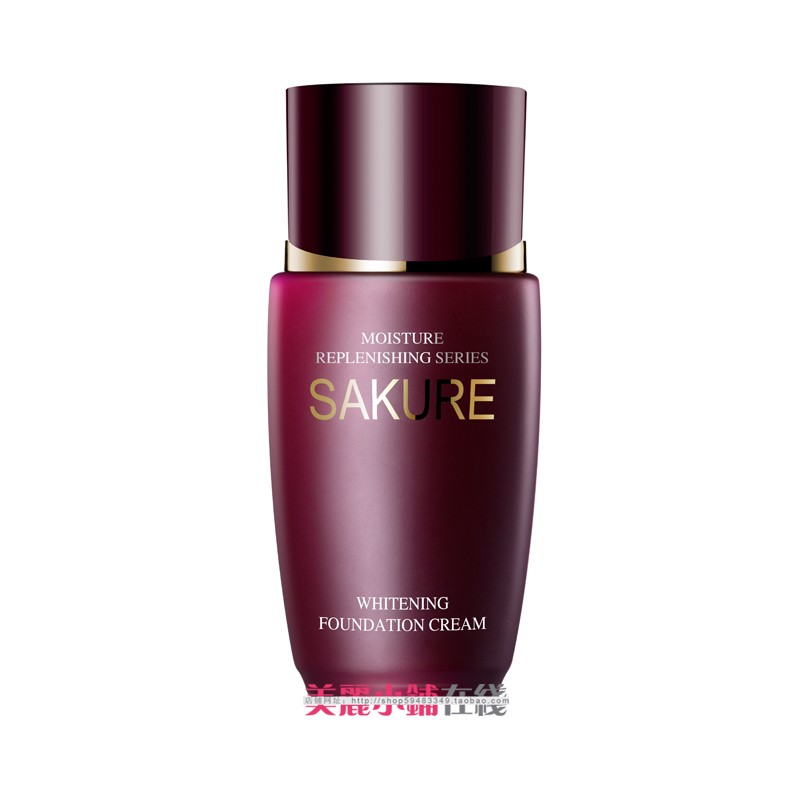 ☏♝Sakura source Kem nền tinh khiết và lâu trôi 40ml che khuyết điểm dưỡng ẩm hoàn thiện dạng lỏng quầy mỹ phẩm chính