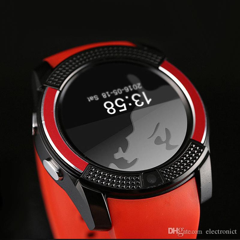 Đồng hồ thông minh Smart Watch mặt tròn V8 có khe sim