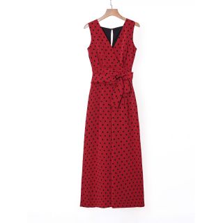 Jumpsuit chấm bi topshop womens polka dot jumpsuit by glamorous