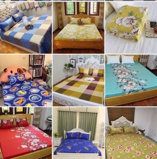 Ga gối cotton hàn quốc m6