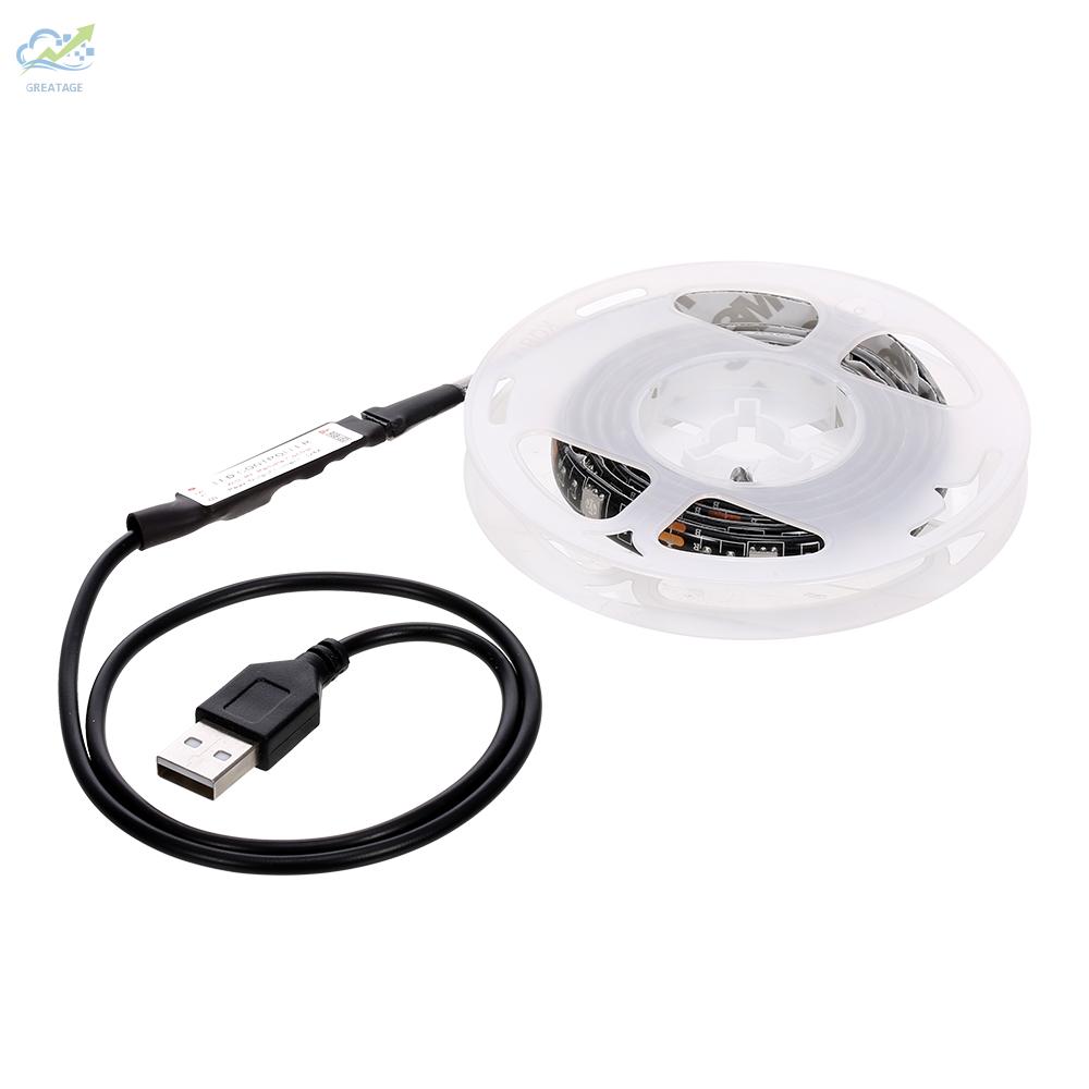 Cuộn Dây Đèn Led Rgb 5v Dài 2m Kèm Điều Khiển Từ Xa | BigBuy360 - bigbuy360.vn