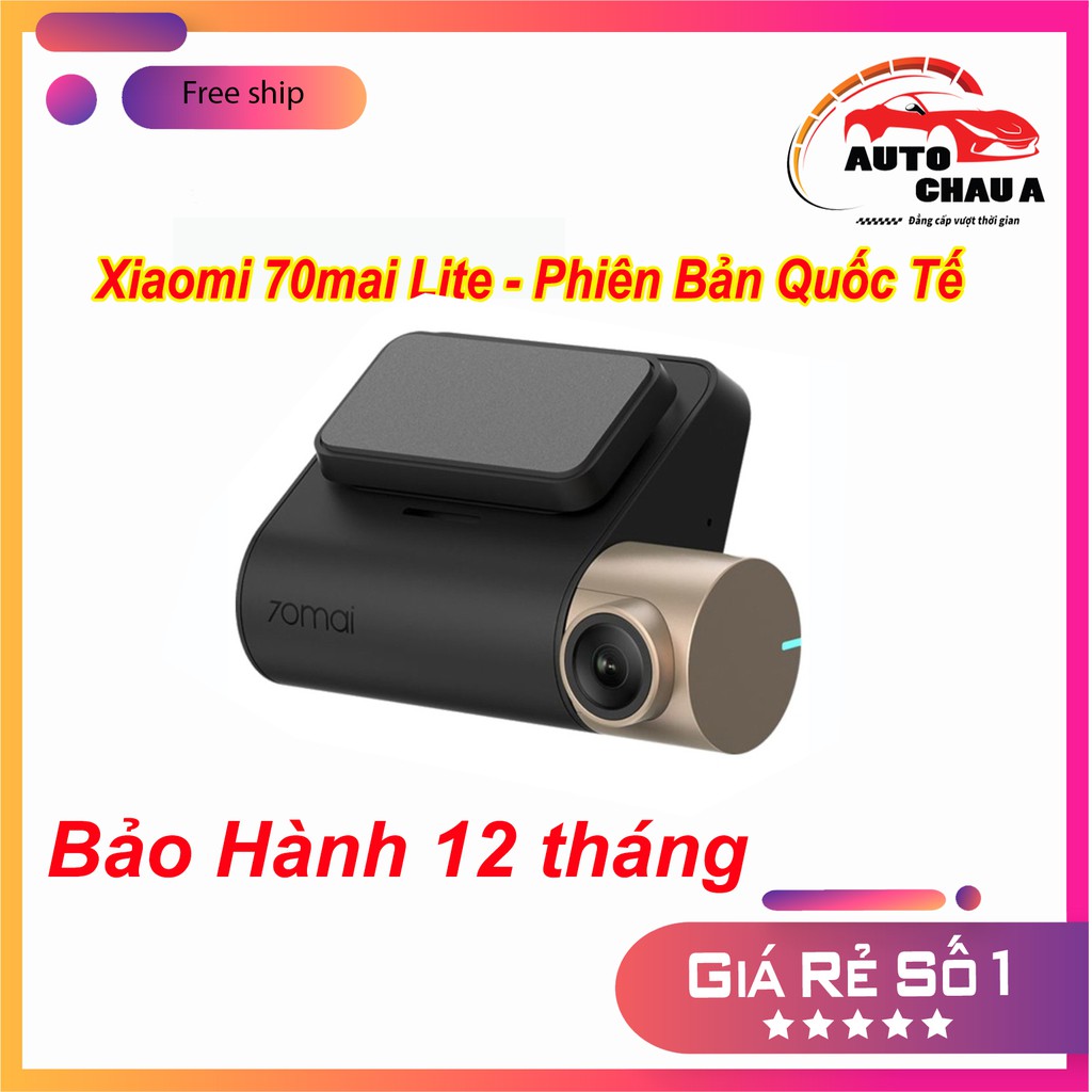 70mai Lite Quốc Tế - Camera Hành Trình Xiaomi Chính Hãng