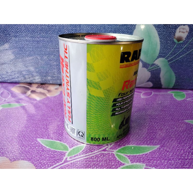 NHỚT TỔNG HỢP RAFOIL RACING 10W30  800ml, phù hợp cho tay ga và xe số