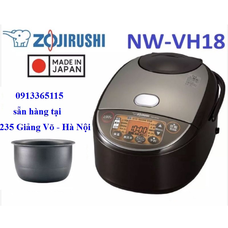 Nồi cơm cao tần Zojirushi NW-VH18 TA