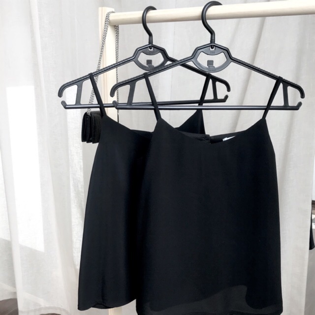 Áo 2 dây Camisole Black/white/red