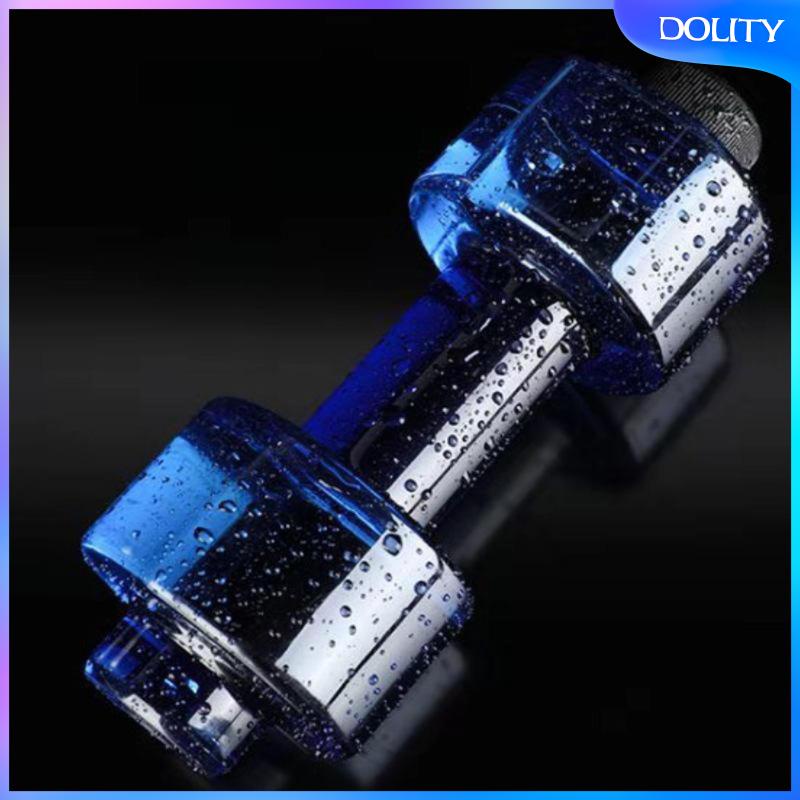 Bình Nước Hình Quả Tạ 550ml Màu Đen