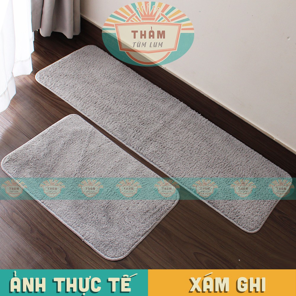 Thảm chùi chân Thảm lau chân chống trơn trượt, chất liệu lông siêu thấm - CARMI CAO CẤP CM 4