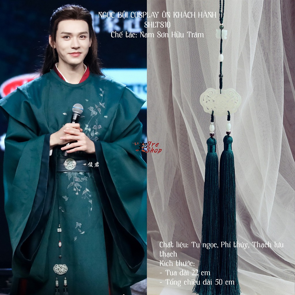 Ngọc bội cosplay ÔN KHÁCH HÀNH (phim Sơn Hà Lệnh) CUNG TUẤN | SHLTS10 | phụ kiện, trang sức cổ trang Trung Quốc