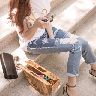 Làn bán nguyệt mây tre đan