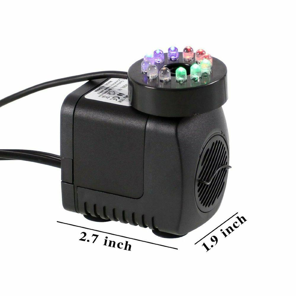 Máy Bơm Nước Điện Tử Có Đèn Led 12 Bóng