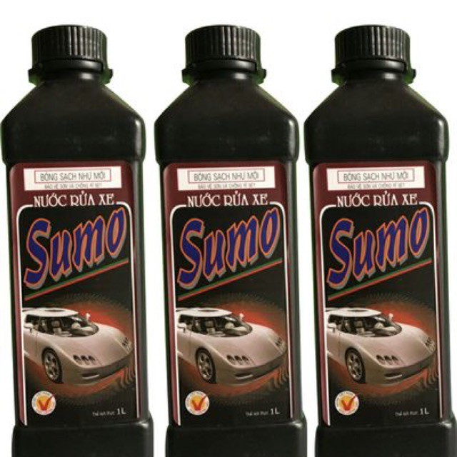 Nước rửa xe đa năng Sumo [1 Lít] Bảo Vệ Sơn Xe, Chống Rỉ Sét, Không Độc Hại An Toàn Sử Dụng