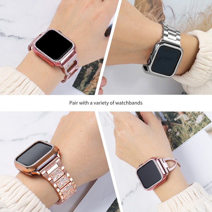 Ốp Bảo Vệ Mặt Đồng Hồ Apple Watch Series 6 5 4 3 2 1 Iwatch 40mm 44mm 38mm 42mm