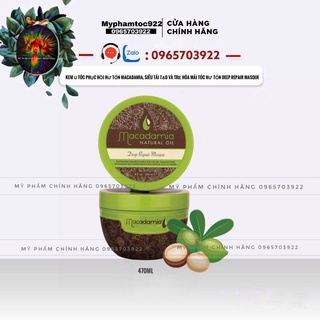 Kem Ủ Tóc Phục Hồi Hư Tổn Macadamia, Siêu Tái Tạo và Trẻ Hóa Mái Tóc Hư Tổn Deep Repair Masque 236ml/470ml - Chính hãng