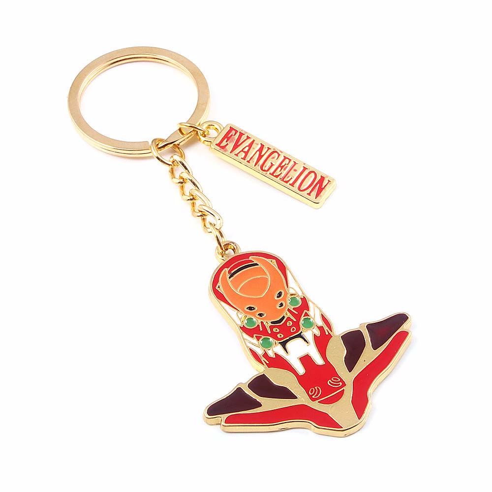 Móc chìa khóa bằng acrylic họa tiết anime Evangelion Jewlery Asuka Ayanami Rei thời trang