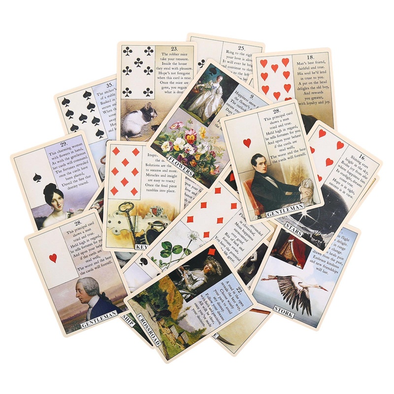 Bộ Bài Tarot Hình Chim Đại Bàng Màu Xanh Dương