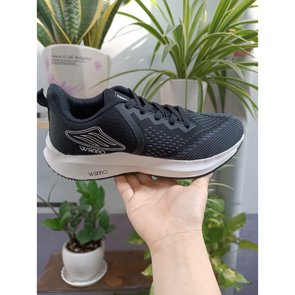 Giày cặp thể thao sneakers Wanno Nam nữ cao cấp, chất liệu vải lưới thoáng khí, Bảo hành 12 tháng