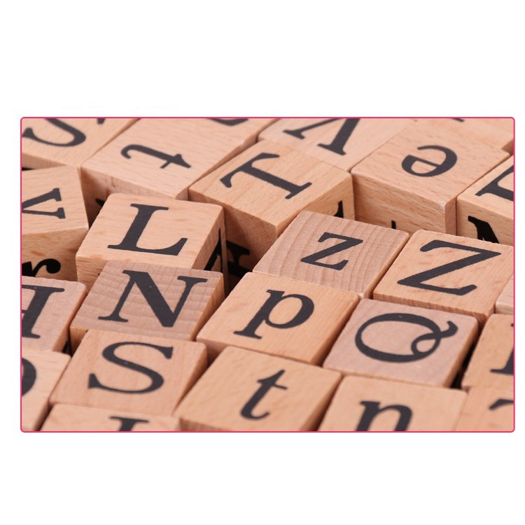 Giáo cụ Montessori - Hộp bảng chữ cái xúc sắc