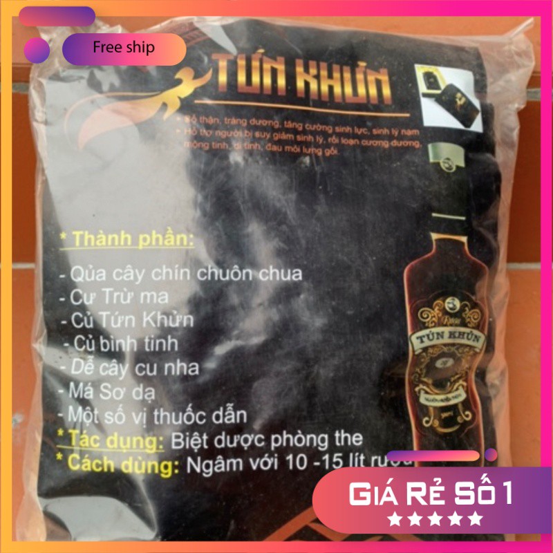 Tứn Khửn 7 vị Đặc Biệt hỗ trợ sinh lý-Đồ Ngâm Rượu