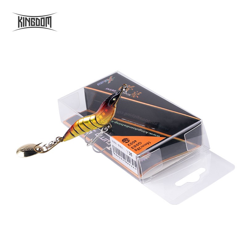Mồi Câu Cá Giả Kingdom Bằng Kim Loại Cứng Thiết Kế Muỗng Xoay 8.5g 35mm 14g 40mm 21g 46mm 28g 56mm