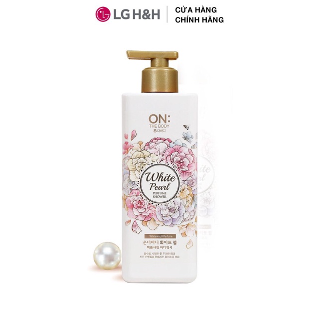 [Hot] Sữa tắm dưỡng ẩm hương nước hoa On: The Body Perfume White Pearl 500g