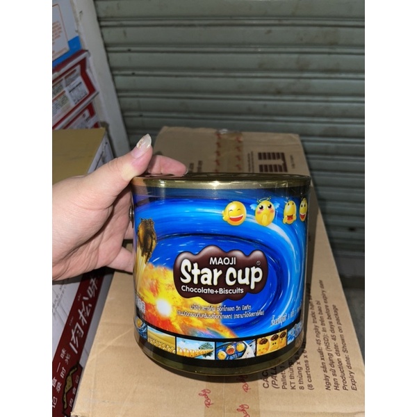 BÁNH QUY SOCOLA VIÊN STAR CUP THÁI LAN LẺ DÙNG THỬ