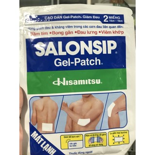 Cao dán salonship túi 2 miếng 14cmx10cm