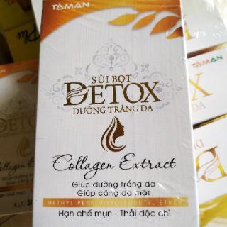Sủi bọt Detox dưỡng trắng da (collagen extract)