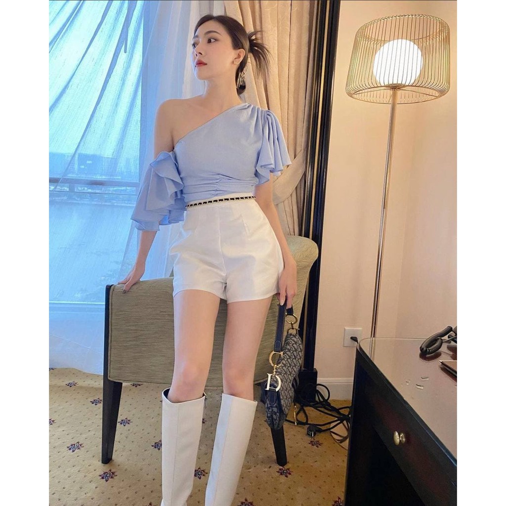 Áo Lệch Vai Cánh Tiên HIT (XANH)