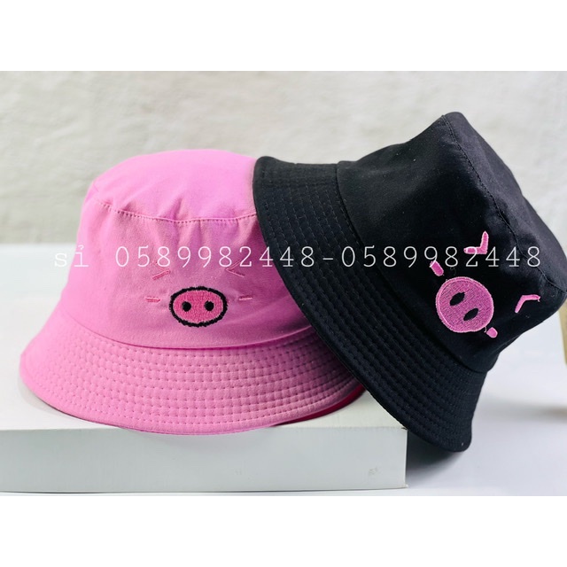 MŨ TAI BÈO THÊU CON 🐷 HEO ỦN ỈN NAM NỮ HÀN QUỐC