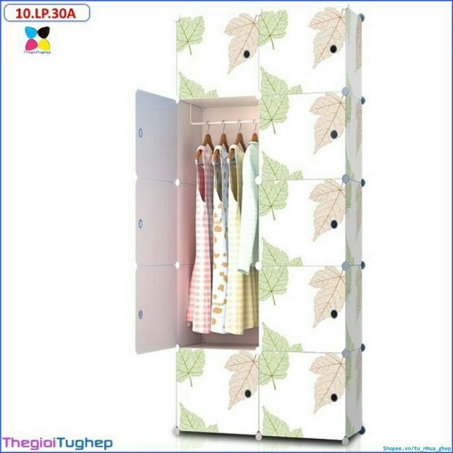 Tủ nhựa lắp ghép 10 ô size lớn