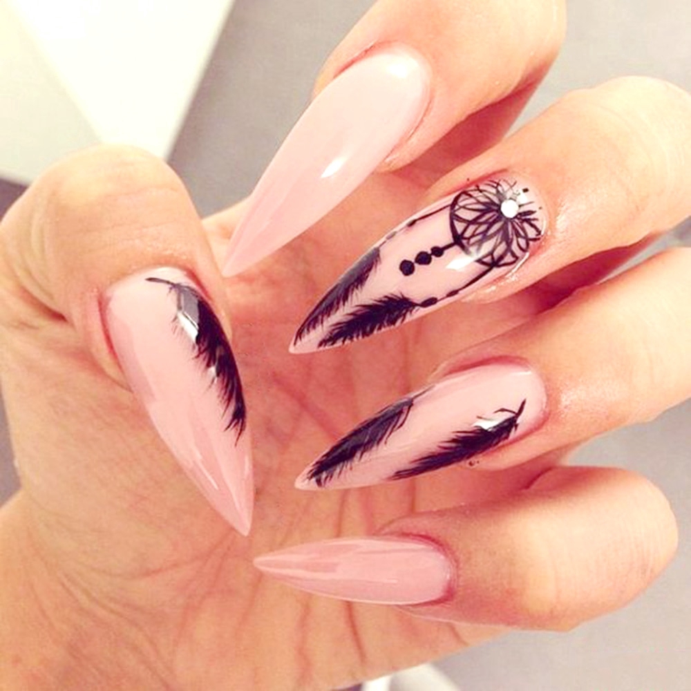 [Hàng mới về] Miếng hình dán trang trí móng tay họa tiết xinh xắn đẹp mắt