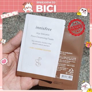 Sample sữa rửa mặt Innisfree Jeju Volcanic Pore Cleansing Foam [3ml]